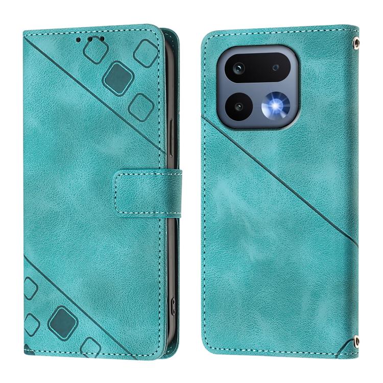 For Realme 16 Pro 5G Global Skin-feel Embossed Leather Phone Case
