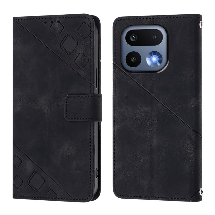 For Realme 16 Pro 5G Global Skin-feel Embossed Leather Phone Case