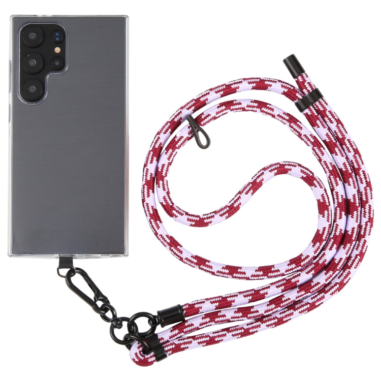 8mm Adjustable Phone Anti-lost Neck Chain Nylon Crossbody Lanyard, Adjustable Length: about 75-135cm