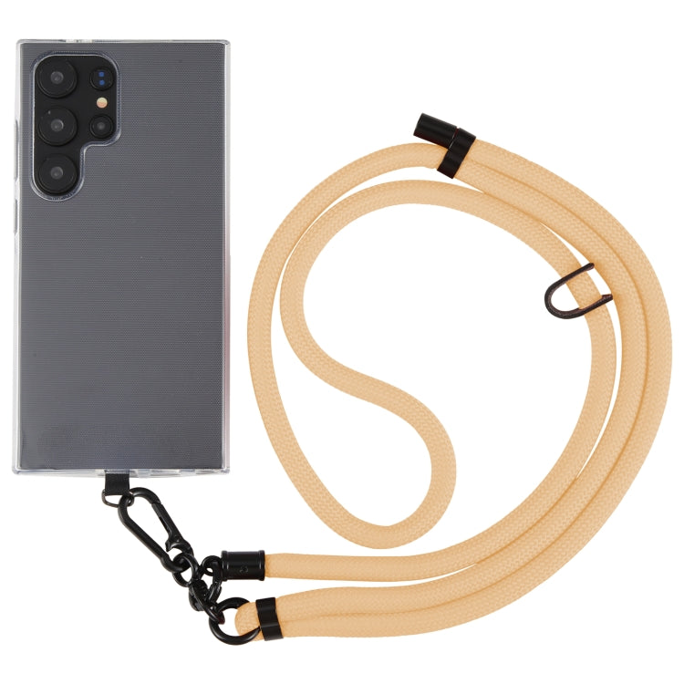 8mm Solid Color Adjustable Phone Anti-lost Neck Chain Nylon Crossbody Lanyard, Adjustable Length: about 75-135cm