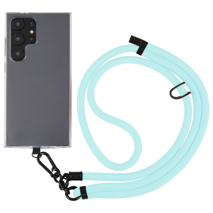 8mm Solid Color Adjustable Phone Anti-lost Neck Chain Nylon Crossbody Lanyard, Adjustable Length: about 75-135cm