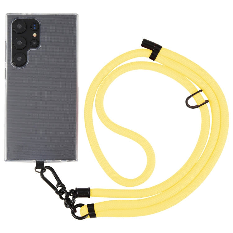 8mm Solid Color Adjustable Phone Anti-lost Neck Chain Nylon Crossbody Lanyard, Adjustable Length: about 75-135cm