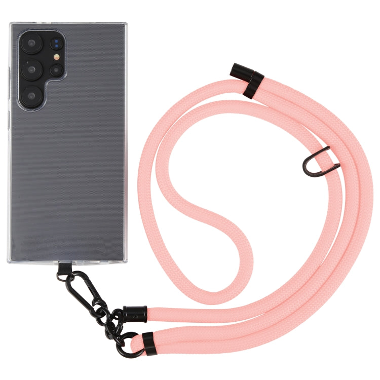 8mm Solid Color Adjustable Phone Anti-lost Neck Chain Nylon Crossbody Lanyard, Adjustable Length: about 75-135cm