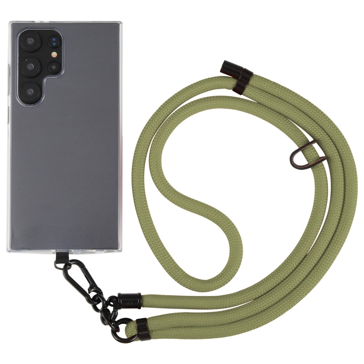 8mm Solid Color Adjustable Phone Anti-lost Neck Chain Nylon Crossbody Lanyard, Adjustable Length: about 75-135cm