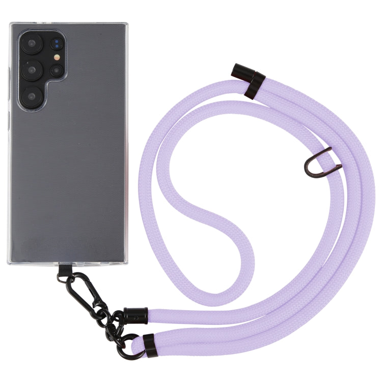 10mm Solid Color Adjustable Phone Anti-lost Neck Chain Nylon Crossbody Lanyard, Adjustable Length: about 75-135cm