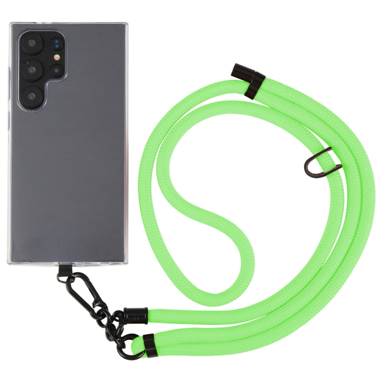 10mm Solid Color Adjustable Phone Anti-lost Neck Chain Nylon Crossbody Lanyard, Adjustable Length: about 75-135cm