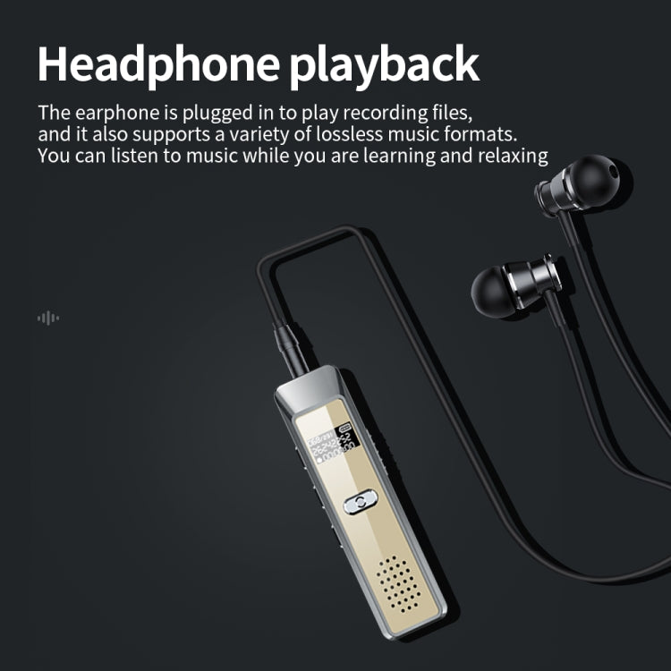 JNN Q7 Mini Portable Voice Recorder with OLED Screen, Memory:32GB