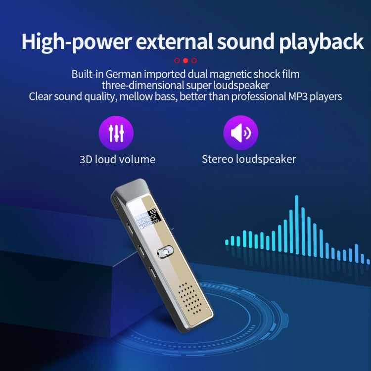JNN Q7 Mini Portable Voice Recorder with OLED Screen, Memory:32GB