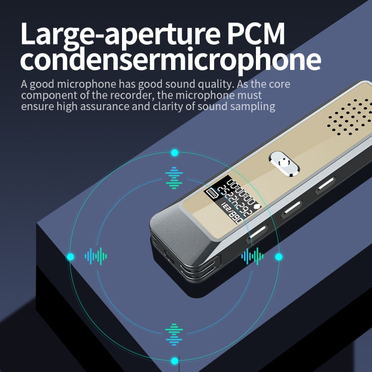 JNN Q7 Mini Portable Voice Recorder with OLED Screen, Memory:32GB