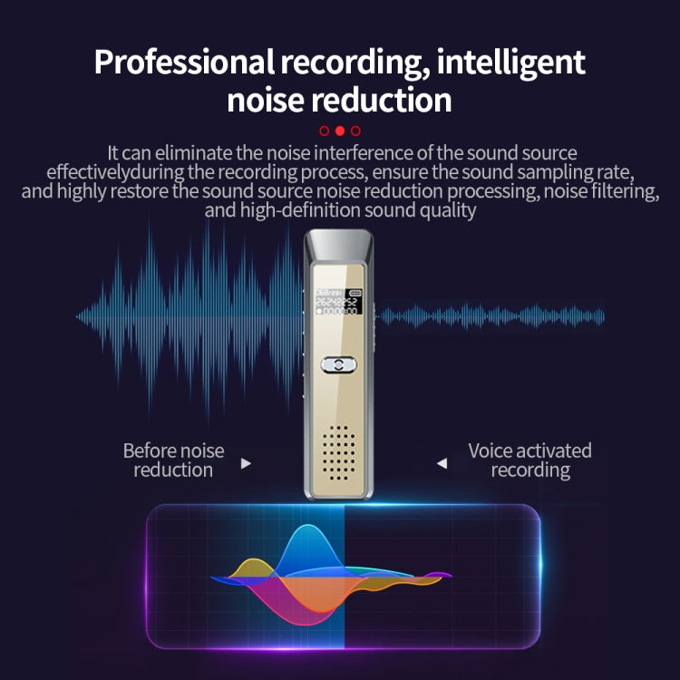 JNN Q7 Mini Portable Voice Recorder with OLED Screen, Memory:32GB