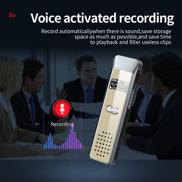 JNN Q7 Mini Portable Voice Recorder with OLED Screen, Memory:32GB