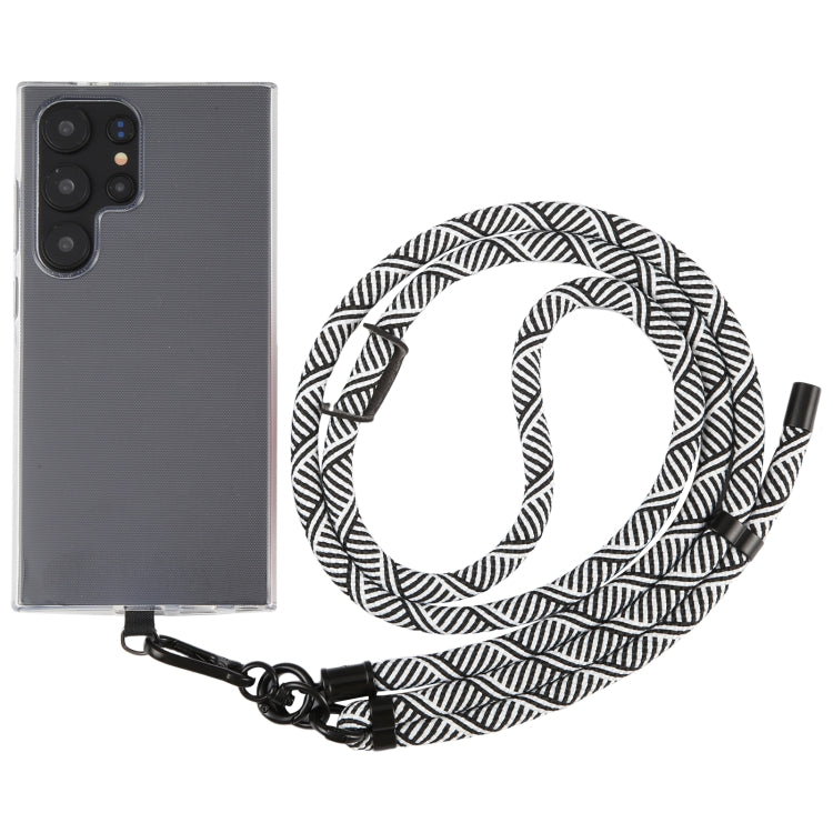8mm Twill Texture Adjustable Phone Anti-lost Neck Chain Nylon Crossbody Lanyard, Adjustable Length: about 75-135cm