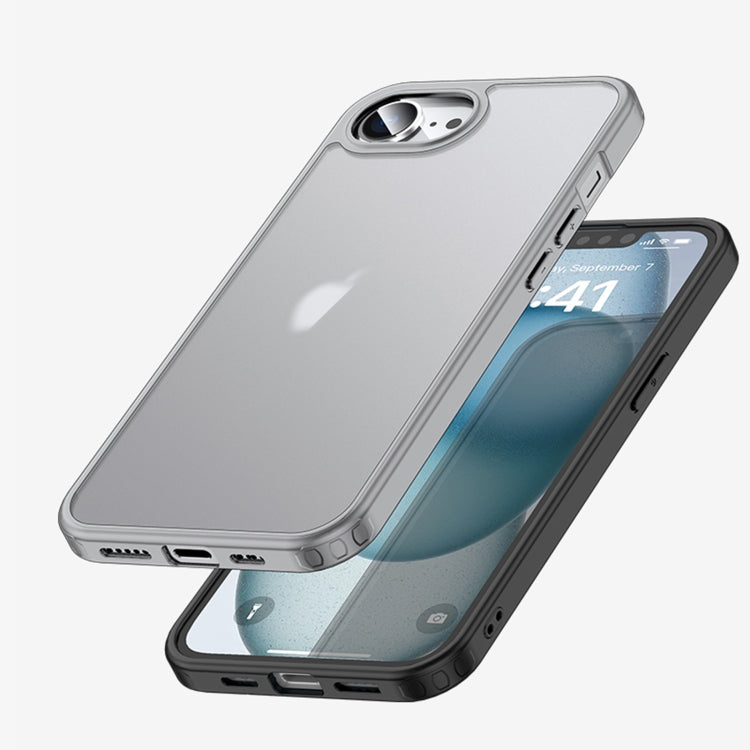 For iPhone 16e / 17e Armor Clear TPU Hard PC Phone Case