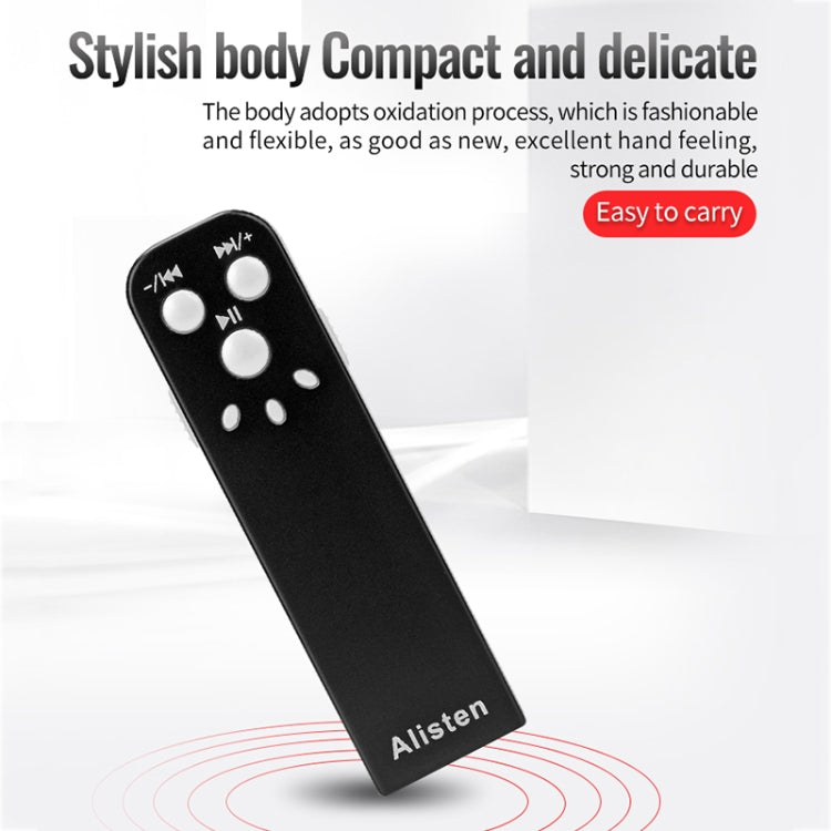JNN J1 Mini Smart HD Noise Cancelling Voice Recorder, Memory:8GB - Black