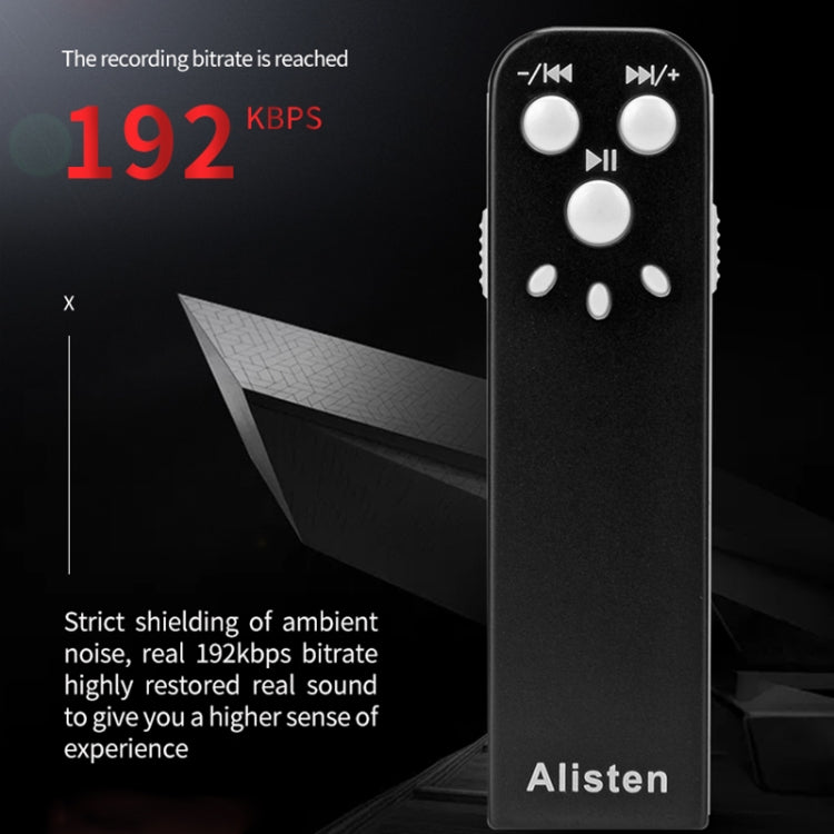 JNN J1 Mini Smart HD Noise Cancelling Voice Recorder, Memory:32GB - Black