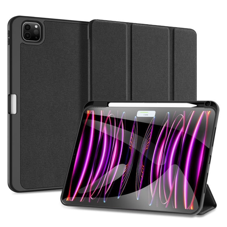 For iPad Pro 11 2025 / 2024 DUX DUCIS Domo Series Cloth Texture Magnetic Leather Tablet Case