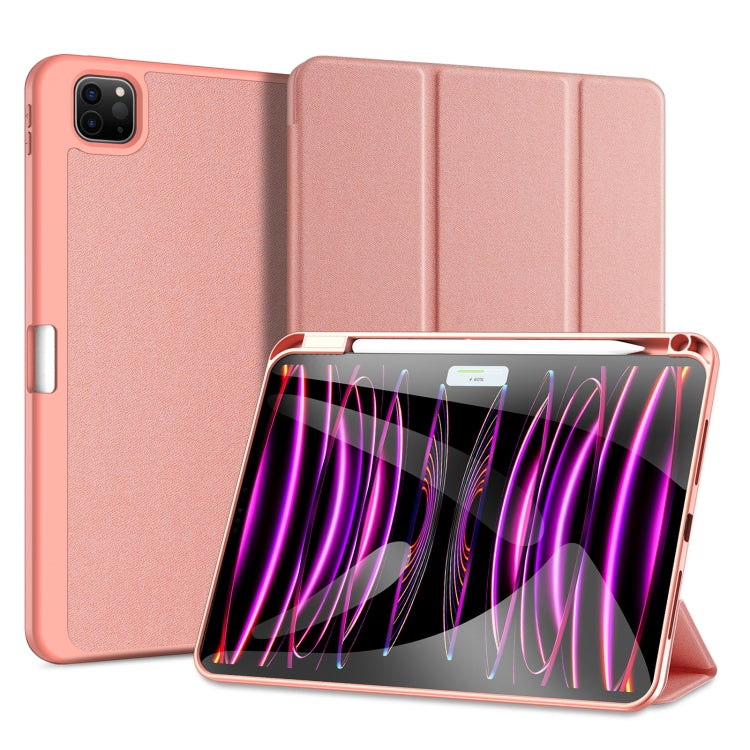 For iPad Pro 11 2025 / 2024 DUX DUCIS Domo Series Cloth Texture Magnetic Leather Tablet Case