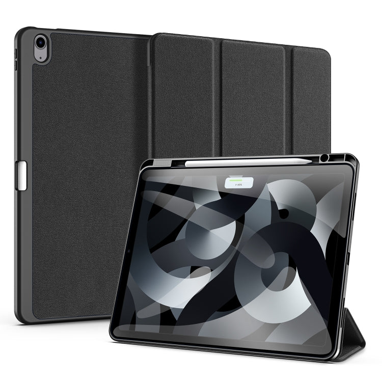 For iPad Air 13 2024 / 2025 / 2026 DUX DUCIS Domo Series Cloth Texture Magnetic Leather Tablet Case