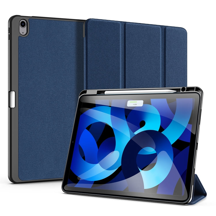 For iPad Air 13 2024 / 2025 / 2026 DUX DUCIS Domo Series Cloth Texture Magnetic Leather Tablet Case