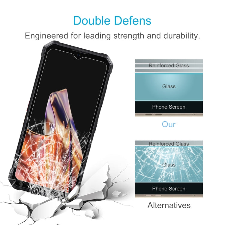For Fossibot F106 Pro 50pcs 0.26mm 9H 2.5D Tempered Glass Film
