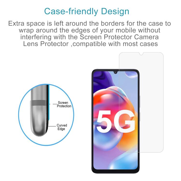 For Fossibot S1 5G 50pcs 0.26mm 9H 2.5D Tempered Glass Film