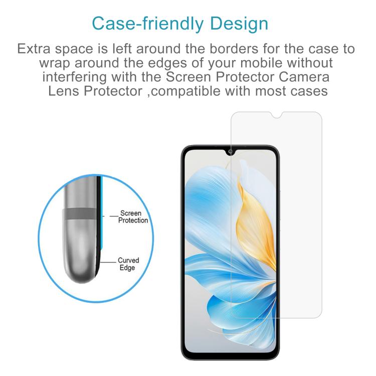 For Fossibot S2 50pcs 0.26mm 9H 2.5D Tempered Glass Film