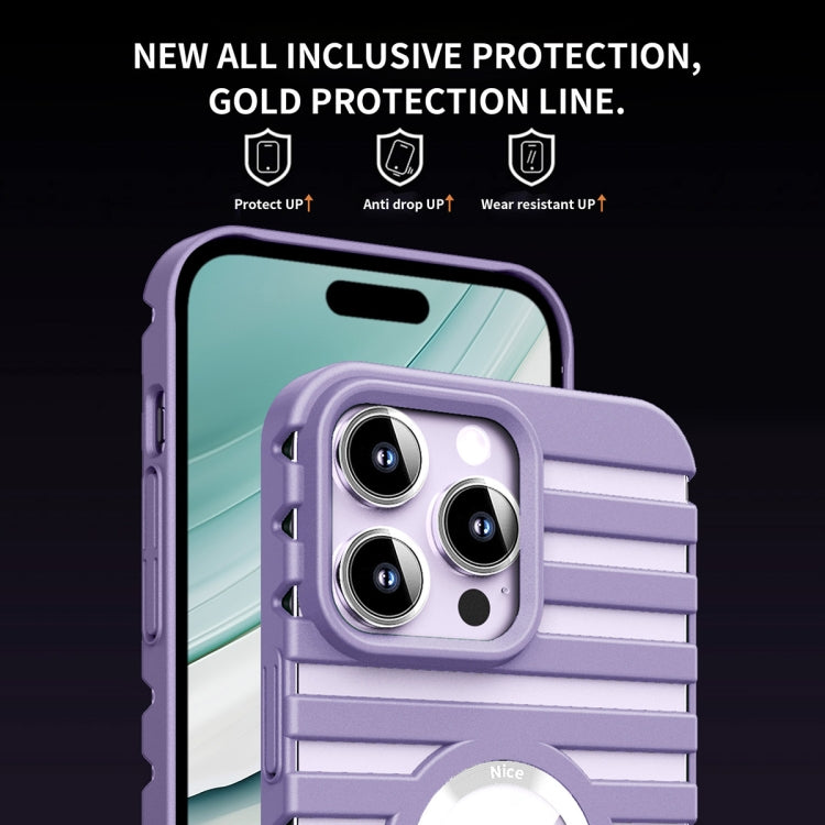 For iPhone 12 Pro Hollow Heat Dissipation MagSafe Magnetic PC Phone Case