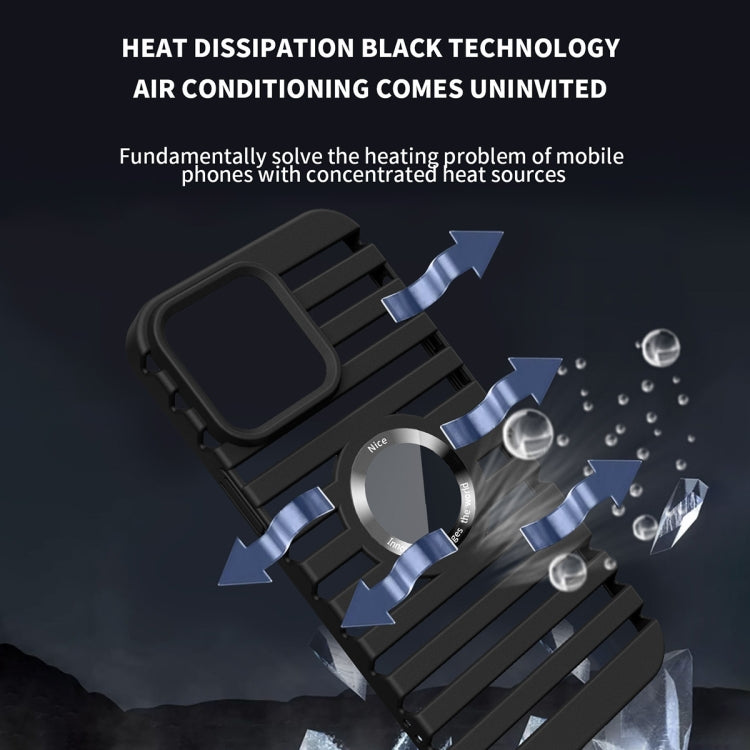 For iPhone 13 Hollow Heat Dissipation MagSafe Magnetic PC Phone Case