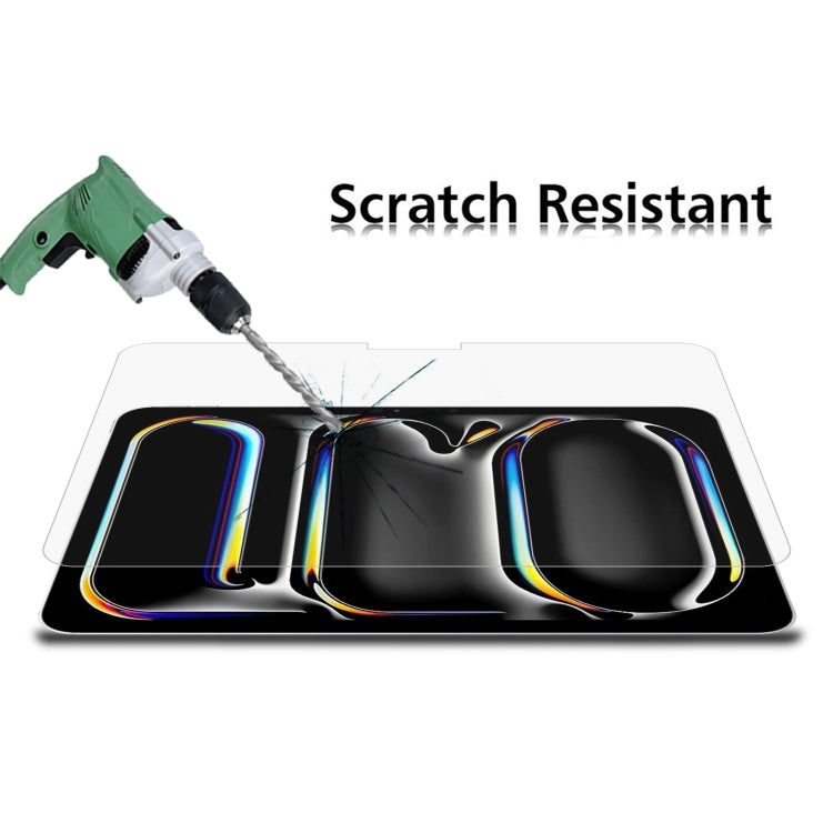 For iPad Pro 11 2025 / 2024 2pcs 0.26mm 9H 2.5D Explosion-proof Tempered Glass Film
