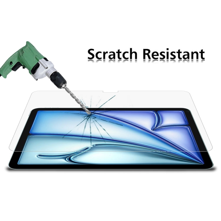For iPad Air 11 2026 / 2025 / 2024 25pcs 0.26mm 9H 2.5D Explosion-proof Tempered Glass Film