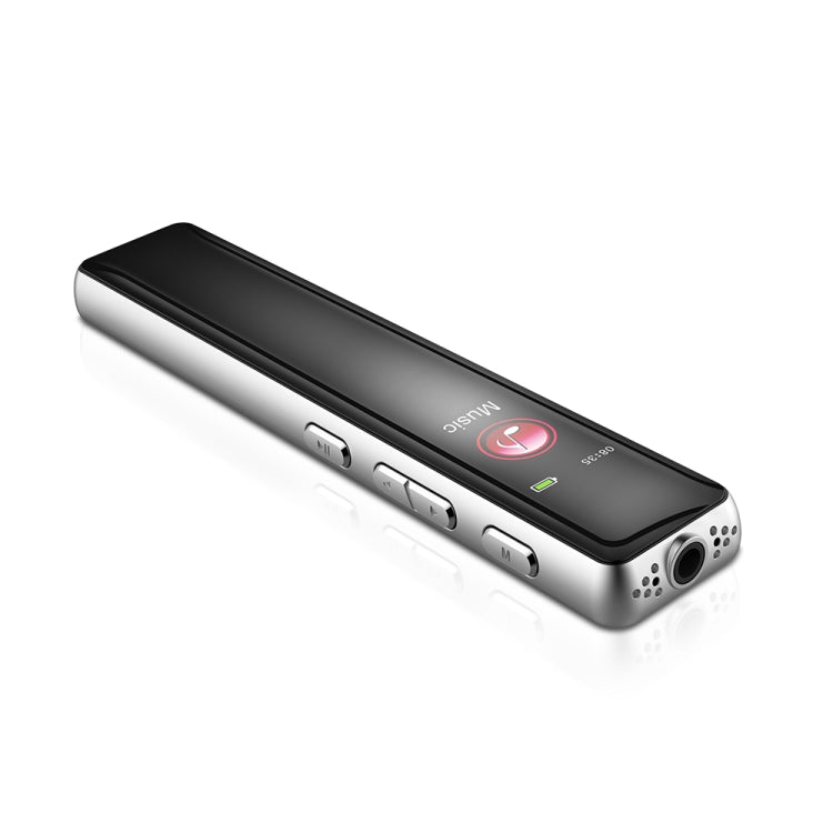 JNN Q33 HD Color Screen Stick Shape Portable Voice Recording Pen, Memory:8GB - Black