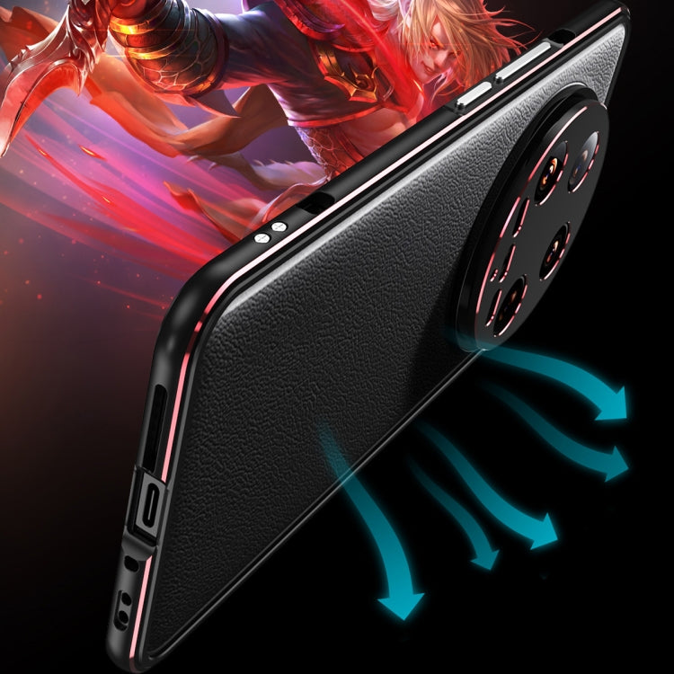 For Xiaomi 14 Ultra Aurora Series Lens Protector + Metal Frame Phone Case