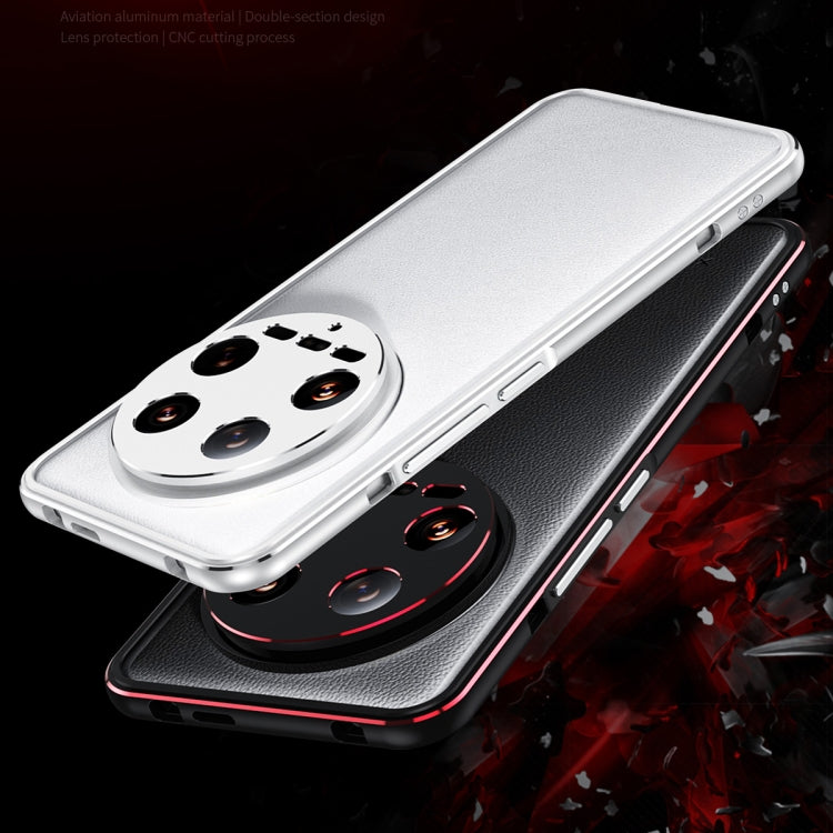 For Xiaomi 14 Ultra Aurora Series Lens Protector + Metal Frame Phone Case