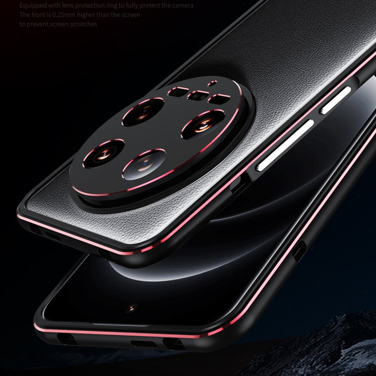 For Xiaomi 14 Ultra Aurora Series Lens Protector + Metal Frame Phone Case