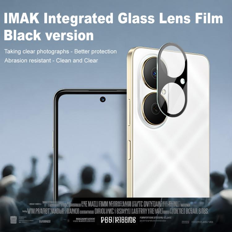 For Huawei Enjoy 80 imak High Definition Integrated Glass Lens Film Black Version