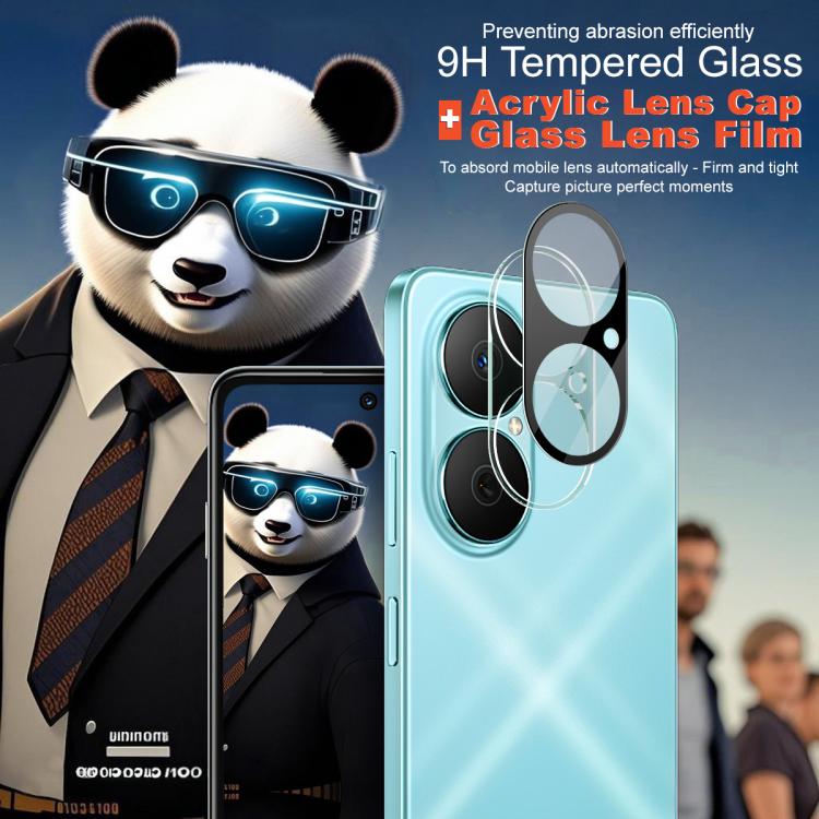 For Huawei Enjoy 80 imak High Definition Integrated Glass Lens Film Black Version