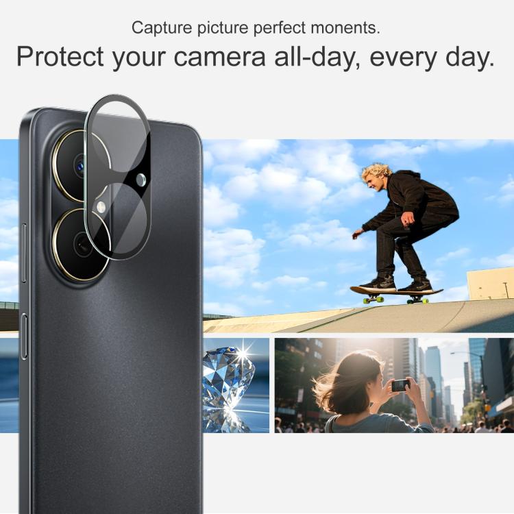 For Huawei Enjoy 80 imak High Definition Integrated Glass Lens Film Black Version