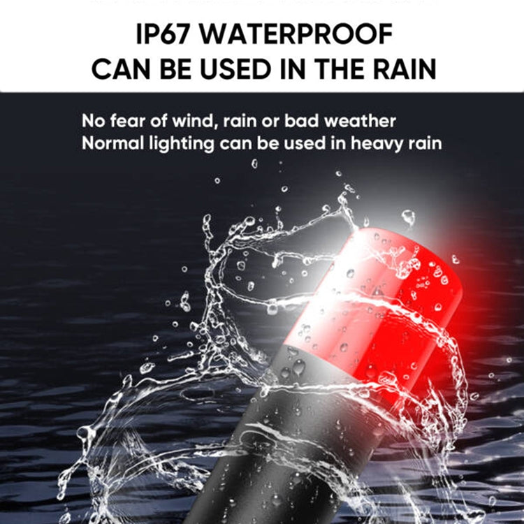 T1 Fishing Bait Boat Navigation Light IP67 Waterproof - Black