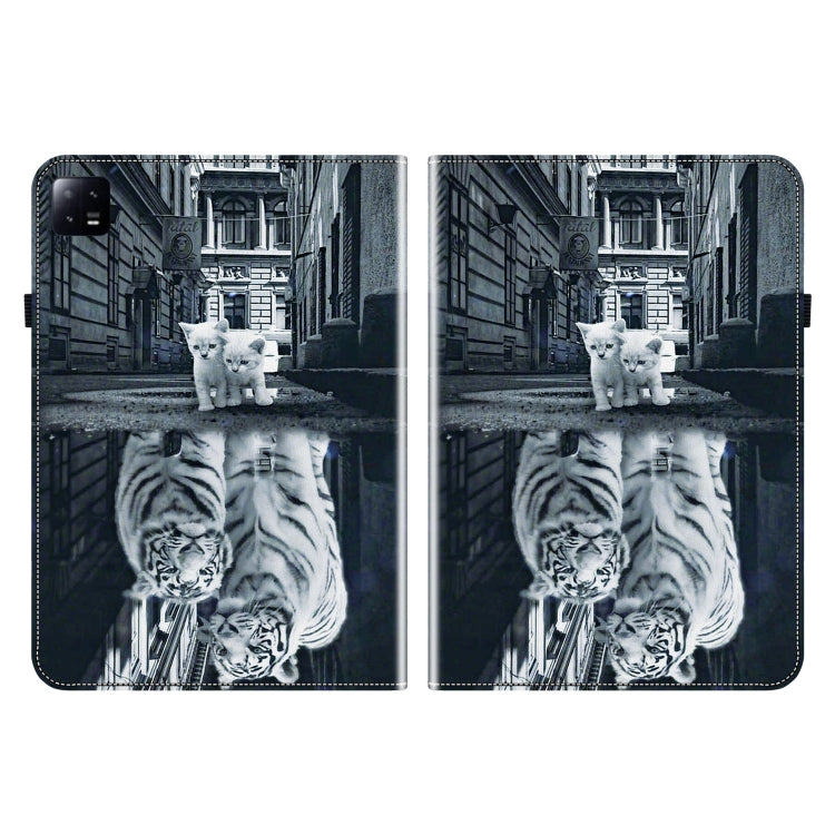 For Xiaomi Pad 6 11.0 2023 Crystal Texture Painted Leather Tablet Case