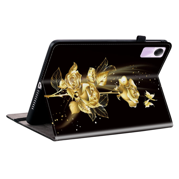 For Xiaomi Redmi Pad SE Crystal Texture Painted Leather Tablet Case