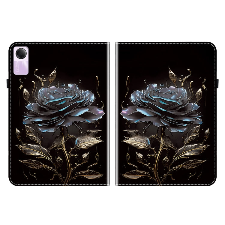 For Xiaomi Redmi Pad SE Crystal Texture Painted Leather Tablet Case