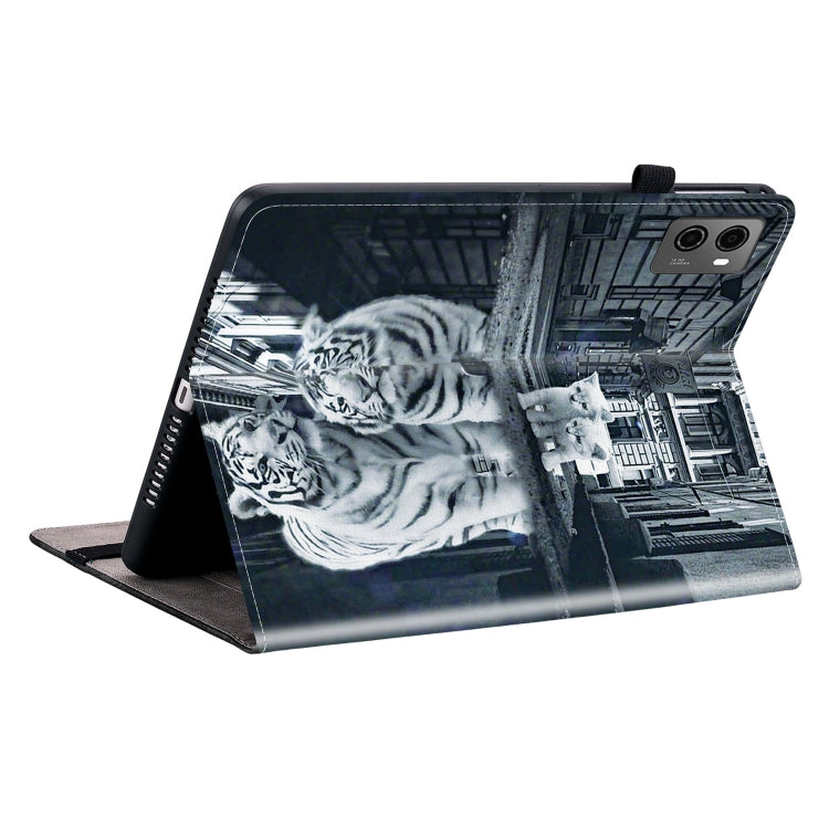 For Lenovo Legion Y700 2023 Crystal Texture Painted Leather Tablet Case