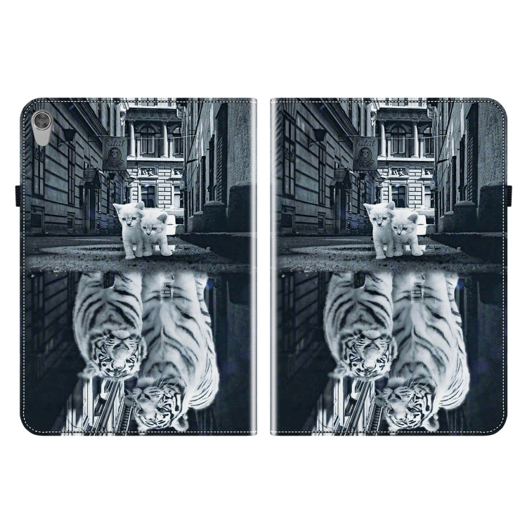 For Lenovo Tab M8 HD 8.0 Crystal Texture Painted Leather Tablet Case