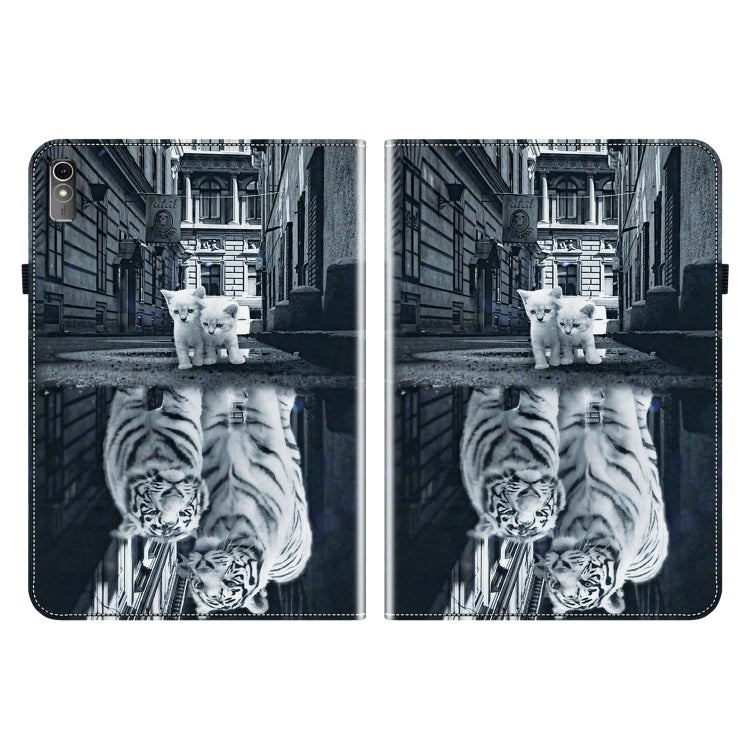 For Lenovo Tab M10 5G 2023 Crystal Texture Painted Leather Tablet Case