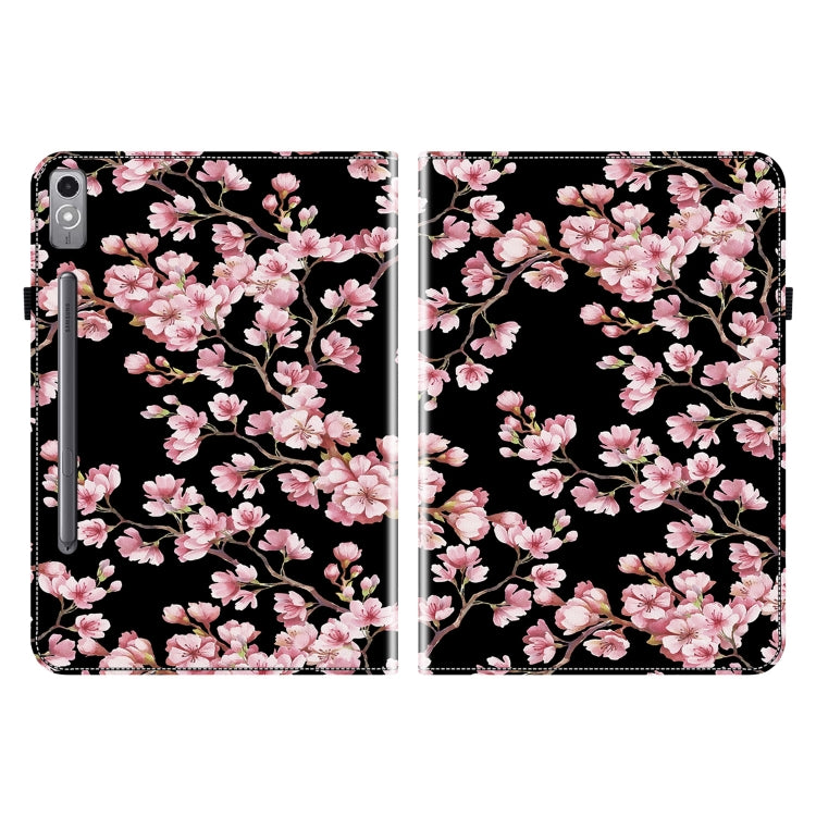 For Lenovo Tab P12 12.7 Crystal Texture Painted Leather Tablet Case