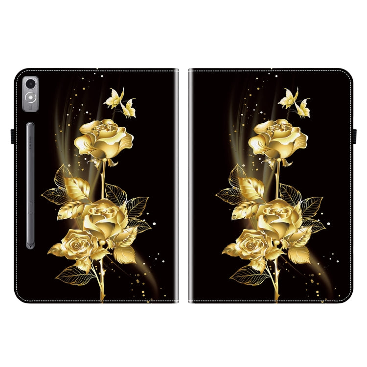 For Lenovo Tab P12 12.7 Crystal Texture Painted Leather Tablet Case