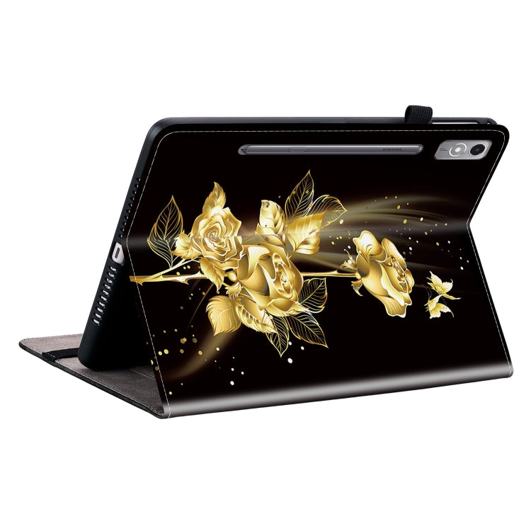 For Lenovo Tab P12 12.7 Crystal Texture Painted Leather Tablet Case