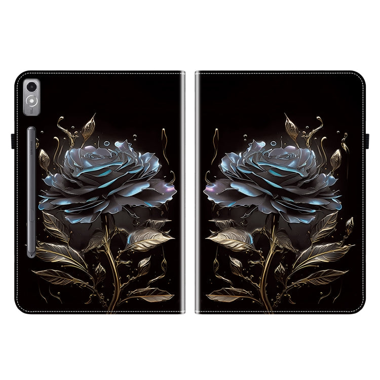 For Lenovo Tab P12 12.7 Crystal Texture Painted Leather Tablet Case