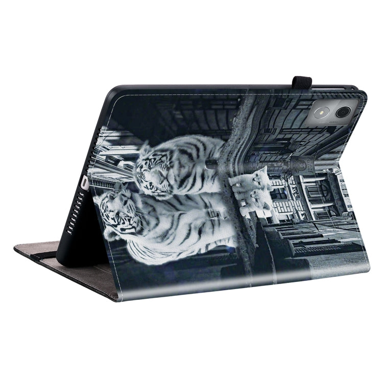 For Lenovo Tab K11 Plus Crystal Texture Painted Leather Tablet Case