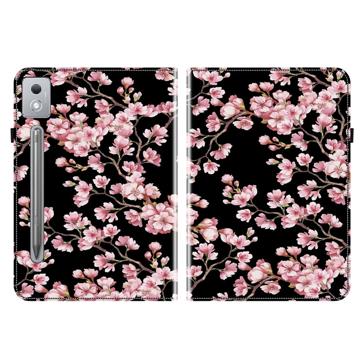 For Lenovo Tab P12 12.7 2025 Crystal Texture Painted Leather Tablet Case